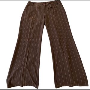 EUC Revicci Pinstripe Low-rise Brown Pants